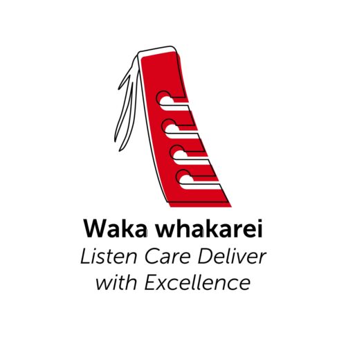 Waka whakarei line red